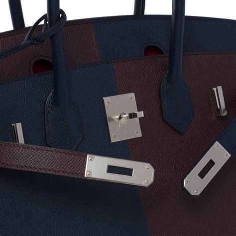 New Hermès Kazak limited edition Birkin 30 handbag in Blue